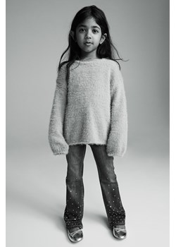 H & M - Superstretch Flared Leg Jeans - Niebieski ze sklepu H&M w kategorii Spodnie dziewczęce - zdjęcie 169676820