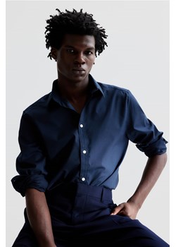 H & M - Koszula Easy iron Slim Fit - Niebieski ze sklepu H&M w kategorii Koszule męskie - zdjęcie 169676821