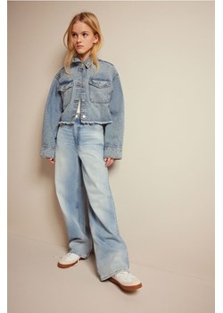 H & M - Dżinsy Wide Leg - Niebieski ze sklepu H&M w kategorii Spodnie dziewczęce - zdjęcie 169676883