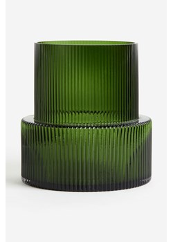 H & M - Szklany wazon - Zielony ze sklepu H&M w kategorii Wazony - zdjęcie 169676984
