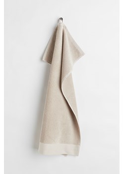 H & M - Ręcznik z bawełnianej frotte - Beżowy ze sklepu H&M w kategorii Ręczniki - zdjęcie 169677062