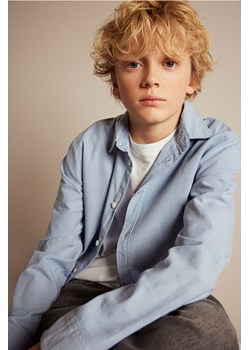 H & M - Bawełniana koszula - Niebieski ze sklepu H&M w kategorii Koszule chłopięce - zdjęcie 169677101