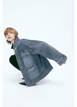 H & M - Dżinsowa kurtka koszulowa - Niebieski ze sklepu H&M w kategorii Kurtki damskie - zdjęcie 169677160