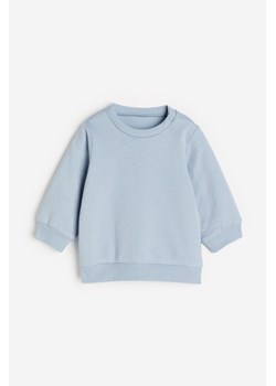 H & M - Bawełniana bluza - Niebieski ze sklepu H&M w kategorii Bluzy i swetry - zdjęcie 169677162