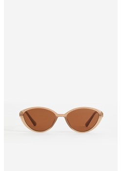 H & M - Okulary przeciwsłoneczne typu „kocie oczy" - Brązowy ze sklepu H&M w kategorii Okulary przeciwsłoneczne damskie - zdjęcie 169677212