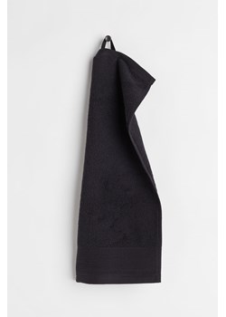 H & M - Bawełniany ręcznik frotte dla gości - Czarny ze sklepu H&M w kategorii Ręczniki - zdjęcie 169677364