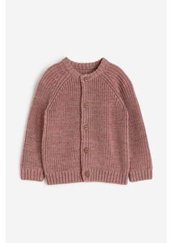 H & M - Wełniany kardigan - Różowy ze sklepu H&M w kategorii Bluzy i swetry - zdjęcie 169677382