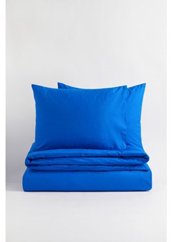 H & M - Komplet podwójnej pościeli bawełnianej - Niebieski ze sklepu H&M w kategorii Pościele - zdjęcie 169677493