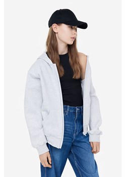H & M - Rozpinana bluza oversize z kapturem - Szary ze sklepu H&M w kategorii Bluzy dziewczęce - zdjęcie 169677730