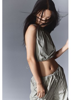 H & M - Krótki top - Zielony ze sklepu H&M w kategorii Bluzki damskie - zdjęcie 169677791