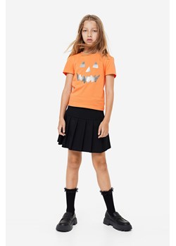 H & M - T-shirt z nadrukiem - Pomarańczowy ze sklepu H&M w kategorii Bluzki dziewczęce - zdjęcie 169677802