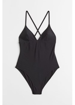 H & M - Kostium kąpielowy z usztywnianymi miseczkami - Czarny ze sklepu H&M w kategorii Stroje kąpielowe - zdjęcie 169677993
