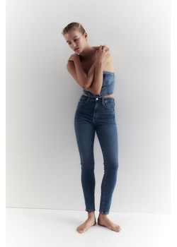 H & M - True To You Skinny Ultra High Ankle Jeans - Niebieski ze sklepu H&M w kategorii Jeansy damskie - zdjęcie 169678123