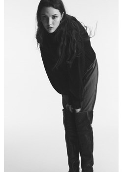 H & M - Sweter z baloniastym rękawem - Czarny ze sklepu H&M w kategorii Swetry damskie - zdjęcie 169678294