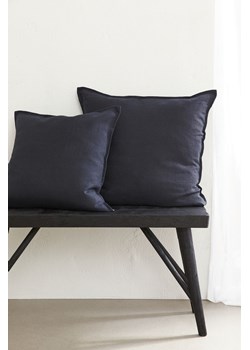 H & M - Lniana poszewka na poduszkę - Szary ze sklepu H&M w kategorii Poszewki na poduszki - zdjęcie 169678304
