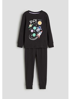 H & M - Dżersejowa piżama - Czarny ze sklepu H&M w kategorii Piżamy dziecięce - zdjęcie 169678374