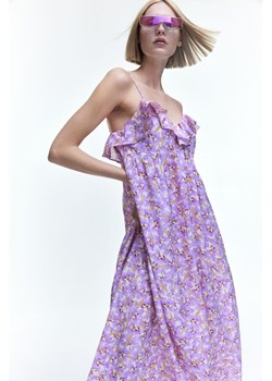 H & M - Sukienka z dekoltem w serek - Fioletowy ze sklepu H&M w kategorii Sukienki - zdjęcie 169678451