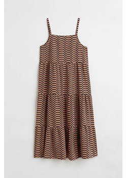 H & M - Sukienka z falbanami - Beżowy ze sklepu H&M w kategorii Sukienki dziewczęce - zdjęcie 169678780