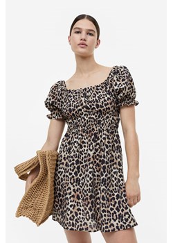 H & M - Sukienka z odkrytymi ramionami - Szary ze sklepu H&M w kategorii Sukienki - zdjęcie 169678784
