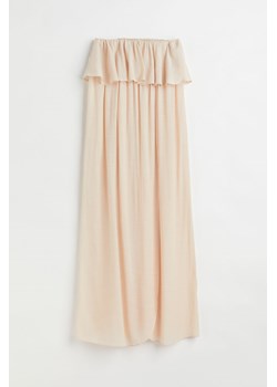 H & M - Plażowa sukienka z falbaną - Beżowy ze sklepu H&M w kategorii Sukienki - zdjęcie 169679164