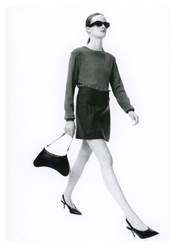 H & M - Sweter z watowanymi ramionami - Szary ze sklepu H&M w kategorii Swetry damskie - zdjęcie 169679182