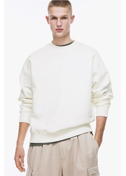 H & M - Bawełniana bluza Oversized Fit - Biały ze sklepu H&M w kategorii Bluzy męskie - zdjęcie 169679210
