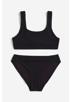 H & M - Kostium bikini o strukturalnej powierzchni - Czarny ze sklepu H&M w kategorii Stroje kąpielowe - zdjęcie 169679250