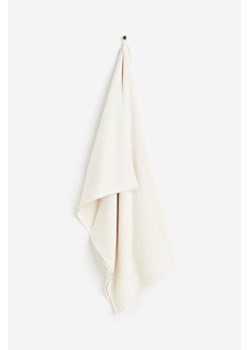 H & M - Duży ręcznik kąpielowy z frotte - Biały ze sklepu H&M w kategorii Ręczniki - zdjęcie 169679333