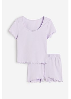 H & M - Dżersejowa piżama - Fioletowy ze sklepu H&M w kategorii Piżamy dziecięce - zdjęcie 169679470