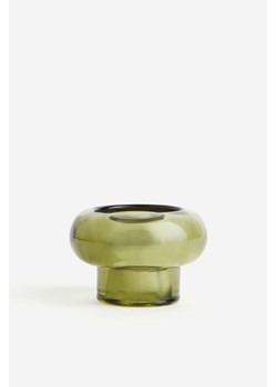 H & M - Szklany świecznik - Zielony ze sklepu H&M w kategorii Świeczniki - zdjęcie 169679491