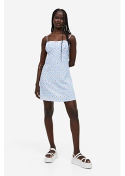 H & M - Sukienka z kreszowanego dżerseju - Niebieski ze sklepu H&M w kategorii Sukienki - zdjęcie 169679684