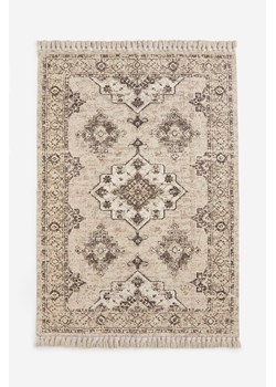 H & M - Wzorzysty dywan z frędzlami - Beżowy ze sklepu H&M w kategorii Dywany - zdjęcie 169679702