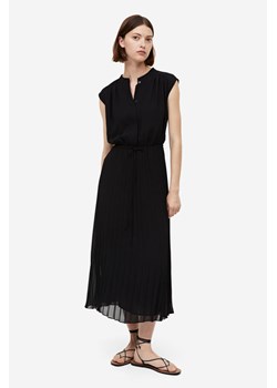 H & M - Sukienka z plisowanego szyfonu - Czarny ze sklepu H&M w kategorii Sukienki - zdjęcie 169679722