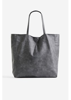 H & M - Torba shopper - Szary ze sklepu H&M w kategorii Torby Shopper bag - zdjęcie 169679760