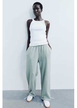 H & M - Spodnie dresowe - Zielony ze sklepu H&M w kategorii Spodnie damskie - zdjęcie 169679781