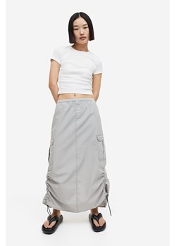 H & M - Cotton parachute skirt - Szary ze sklepu H&M w kategorii Spódnice - zdjęcie 169679792
