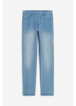 H & M - Jegginsy o wyglądzie denimu - Niebieski ze sklepu H&M w kategorii Spodnie dziewczęce - zdjęcie 169679902