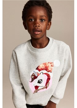 H & M - Bluza z motywem - Szary ze sklepu H&M w kategorii Bluzy dziewczęce - zdjęcie 169680091