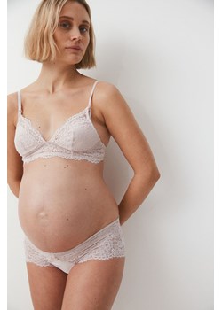 H & M - MAMA Koronkowe figi hipsters 2-pak - Różowy ze sklepu H&M w kategorii Bielizna ciążowa - zdjęcie 169680193