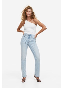 H & M - Vintage Straight High Jeans - Niebieski ze sklepu H&M w kategorii Jeansy damskie - zdjęcie 169680204