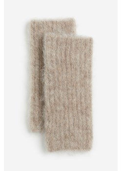 H & M - Mitenki z domieszką wełny alpaki - Beżowy ze sklepu H&M w kategorii Rękawiczki damskie - zdjęcie 169680231