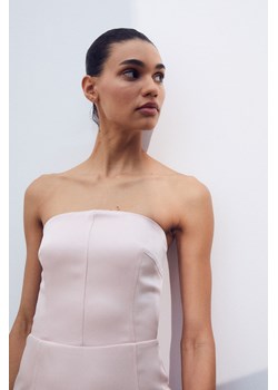 H & M - Krótka sukienka bandeau - Różowy ze sklepu H&M w kategorii Sukienki - zdjęcie 169680234