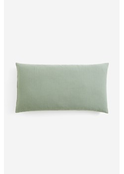 H & M - Bawełniana poszewka na poduszkę - Zielony ze sklepu H&M w kategorii Poszewki na poduszki - zdjęcie 169680380