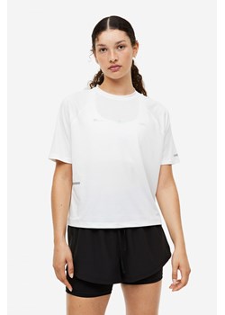 H & M - Top sportowy DryMove - Biały ze sklepu H&M w kategorii Bluzki damskie - zdjęcie 169680520