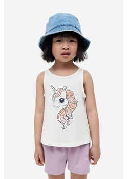 H & M - Top bez rękawów - Biały ze sklepu H&M w kategorii Bluzki dziewczęce - zdjęcie 169680541