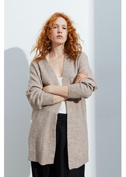 H & M - Długi kardigan - Brązowy ze sklepu H&M w kategorii Swetry damskie - zdjęcie 169680550