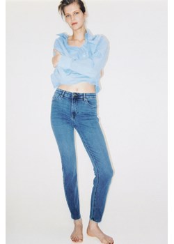 H & M - Skinny Regular Jeans - Niebieski ze sklepu H&M w kategorii Jeansy damskie - zdjęcie 169680624
