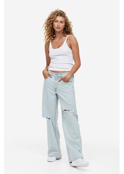 H & M - Baggy Regular Jeans - Niebieski ze sklepu H&M w kategorii Jeansy damskie - zdjęcie 169680631