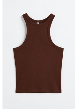 H & M - Krótka koszulka - Beżowy ze sklepu H&M w kategorii Bluzki damskie - zdjęcie 169680773