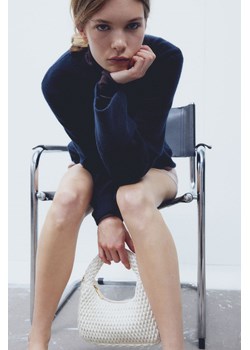 H & M - Sweter o drobnym splocie - Niebieski ze sklepu H&M w kategorii Swetry damskie - zdjęcie 169680802